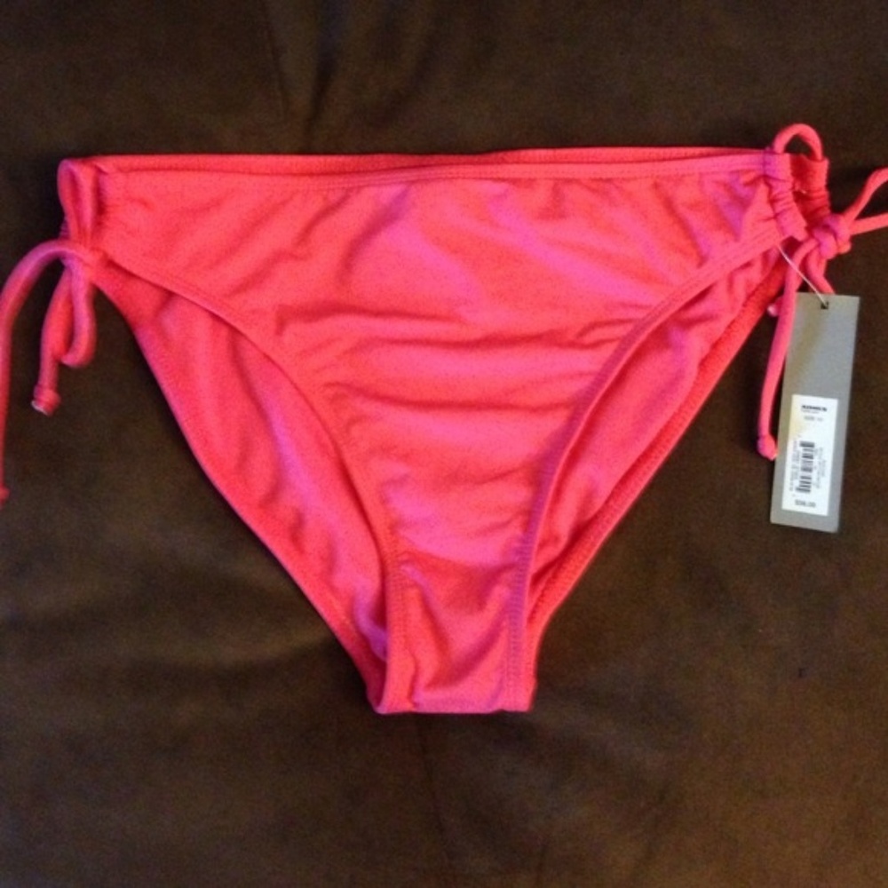 NWT Apt. 9 Coral Side tie bikini bottoms